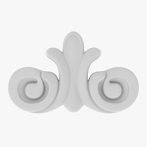 Cartouche Ornament 027 3D model