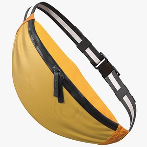 3D sport waist bag orange
