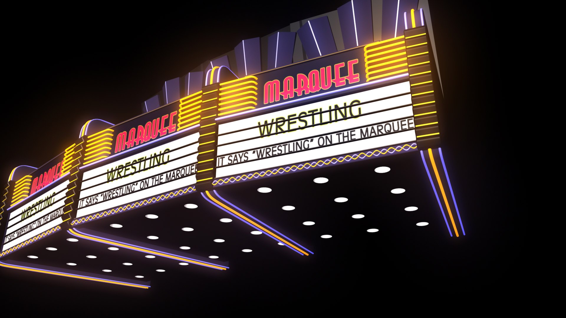 3d Model Theater Marquis