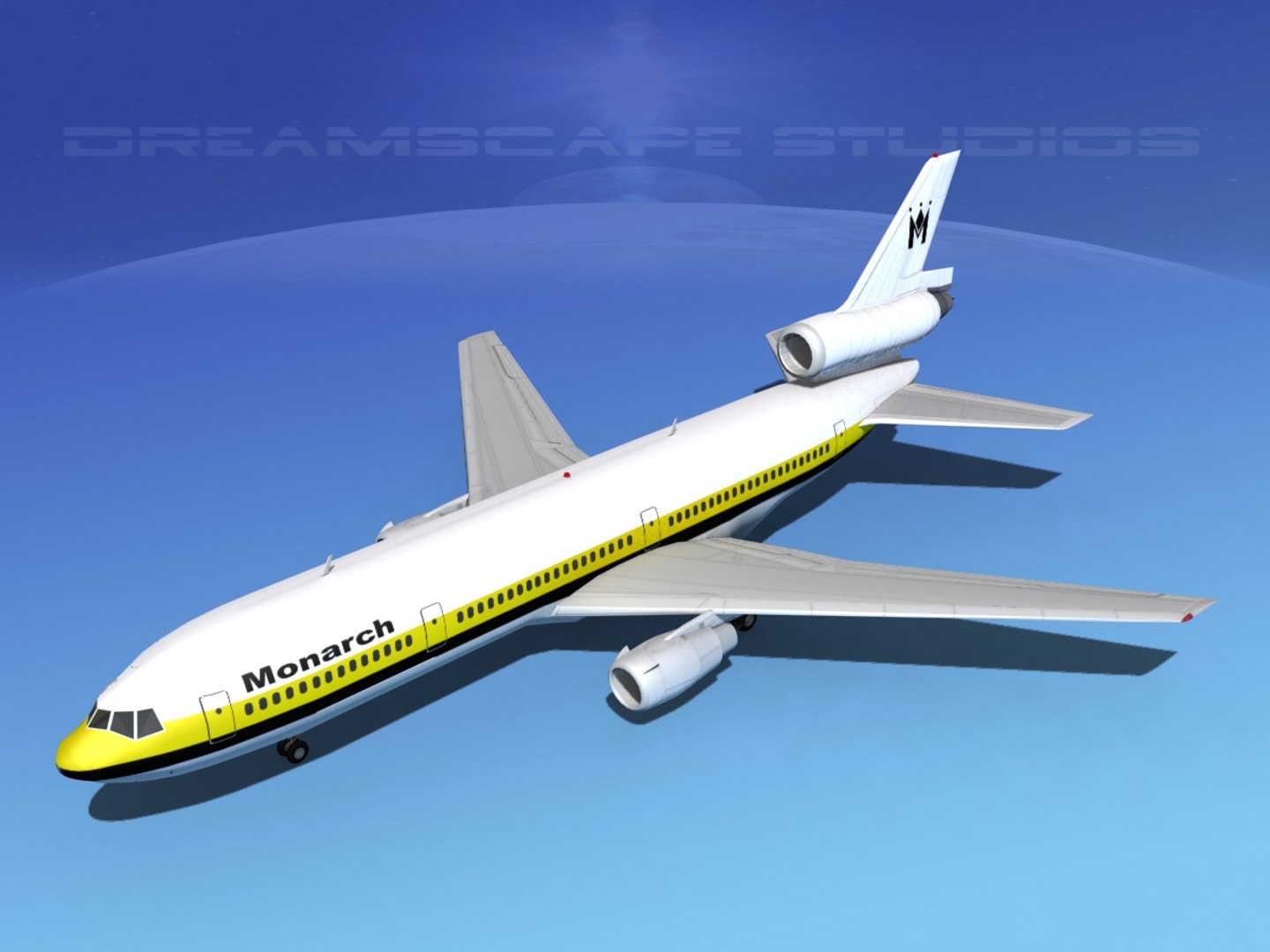 3d Douglas Dc-10