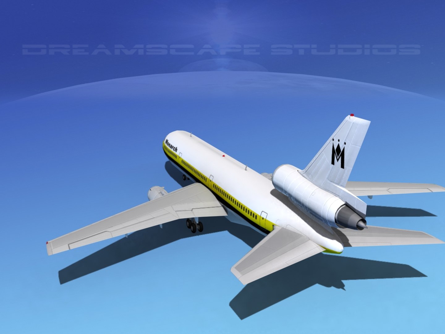 3d Douglas Dc-10