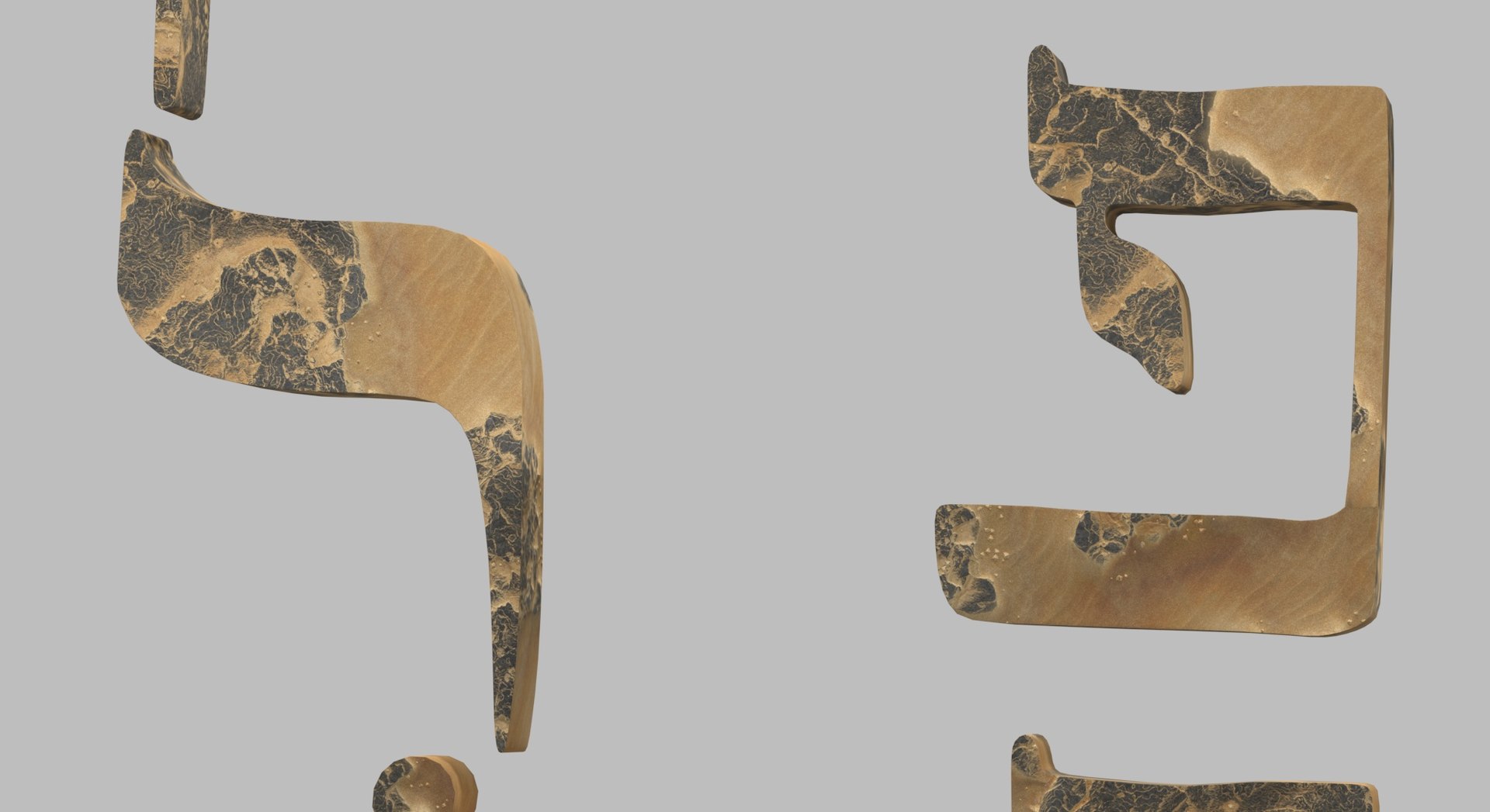 3D Hebrew Alphabet Sandstone Desert model https://p.turbosquid.com/ts-thumb/K3/PCNaDL/mP/productshot_019/jpg/1659283687/1920x1080/fit_q87/33d0d2c06e257b34c54ce1e96839073a5fb56f7e/productshot_019.jpg
