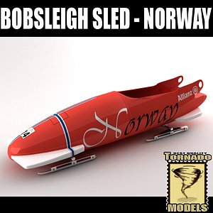 3d bobsleigh sled - norway