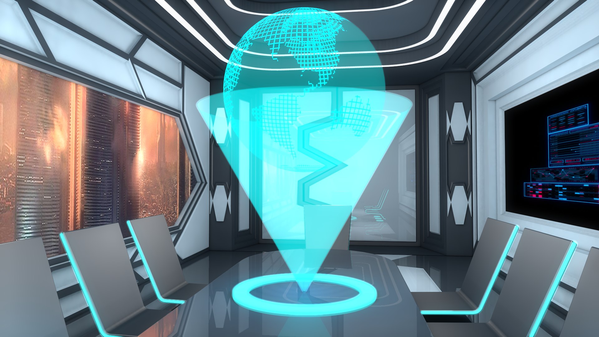 Sci Fi Room Model - TurboSquid 1768651