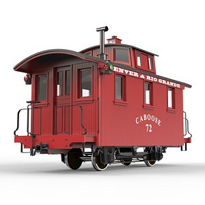 Caboose; Narrow Gauge "Bobber", circa 1881