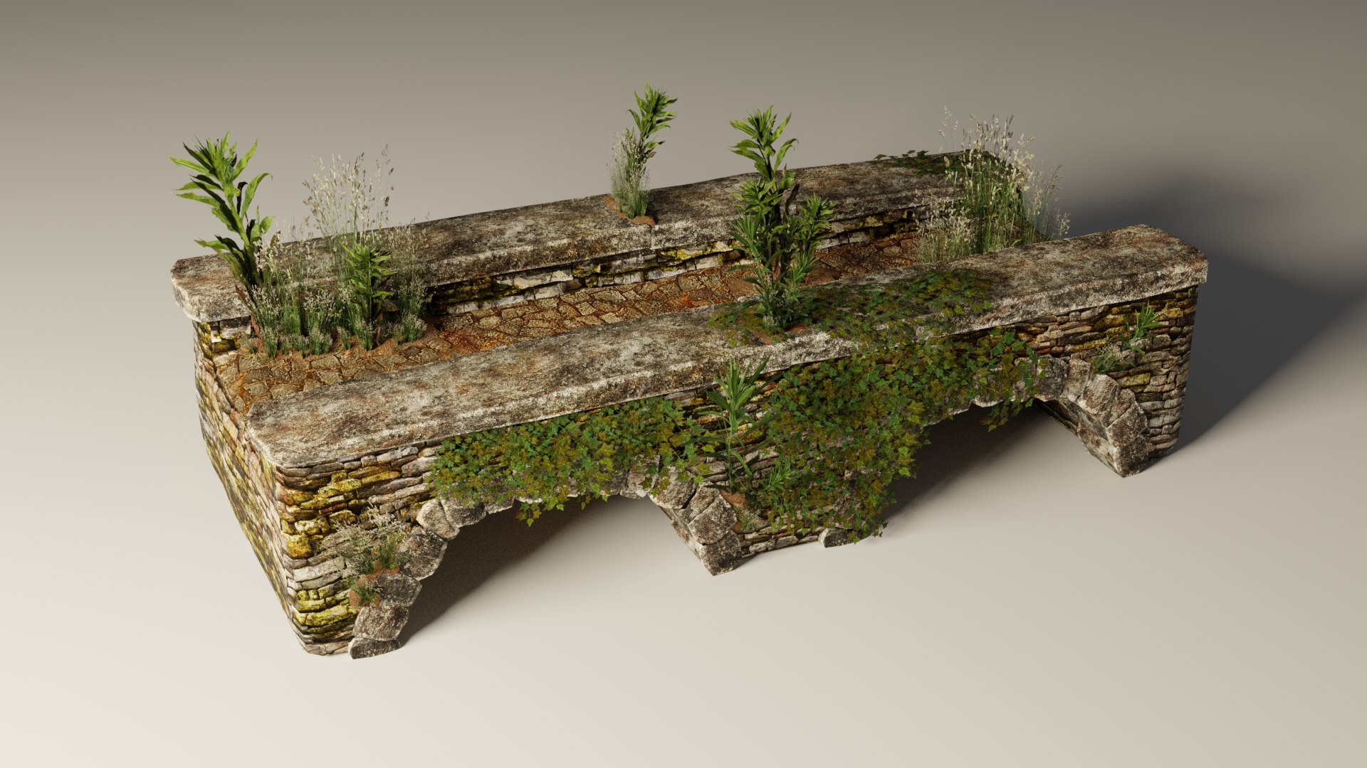 Old Bridge 3D Model - TurboSquid 1542934, image size:1920x1080