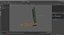 Surface Missile System Two-Tone Paint Deployed Rigged for Maya