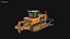 Bulldozer moderno genérico PBR Wear