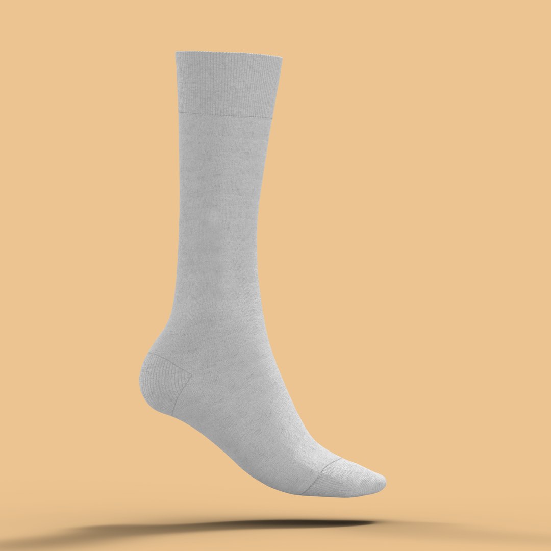 Socks Unisex Clo3d Marvelous Designer Model TurboSquid 2002385