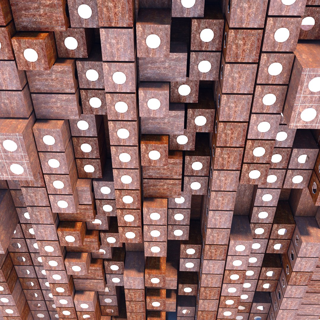 Mega Building In Capsule Style 3D - TurboSquid 1837440