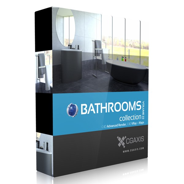 cgaxis bathroom set 01