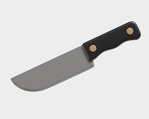 Kitchen Chefs Knife 3D