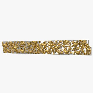 3D Modern Decorative Vent Cover 3D Model for Interior Visualization315