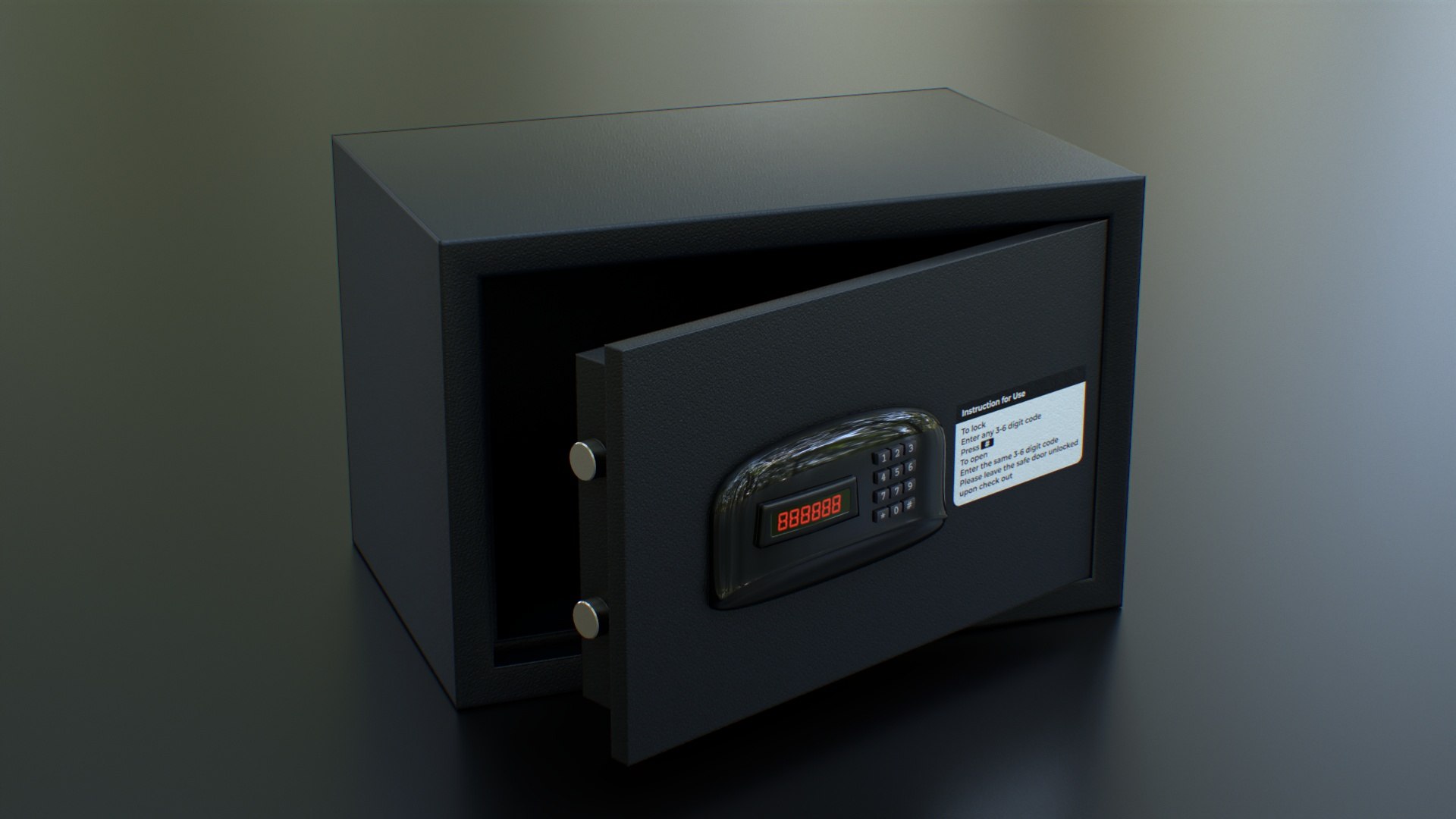 Safety Locker 3D Model - TurboSquid 2072905