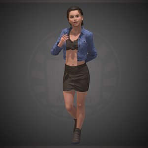 3D model character people human