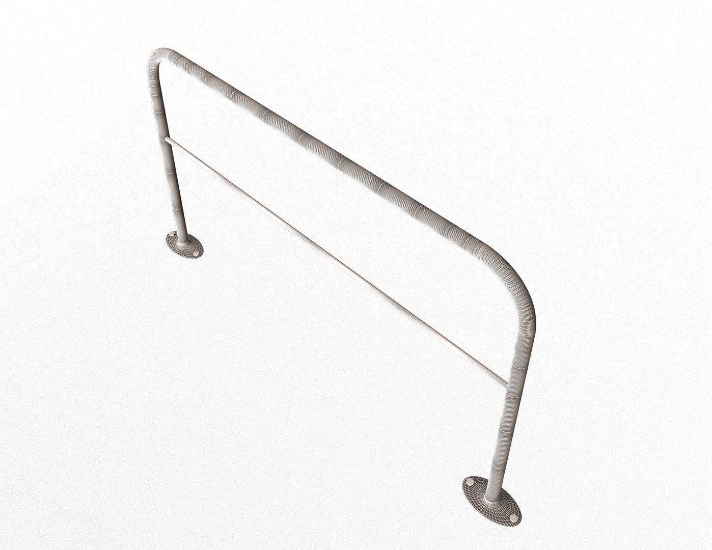 Simple Railing 3D - TurboSquid 1744949