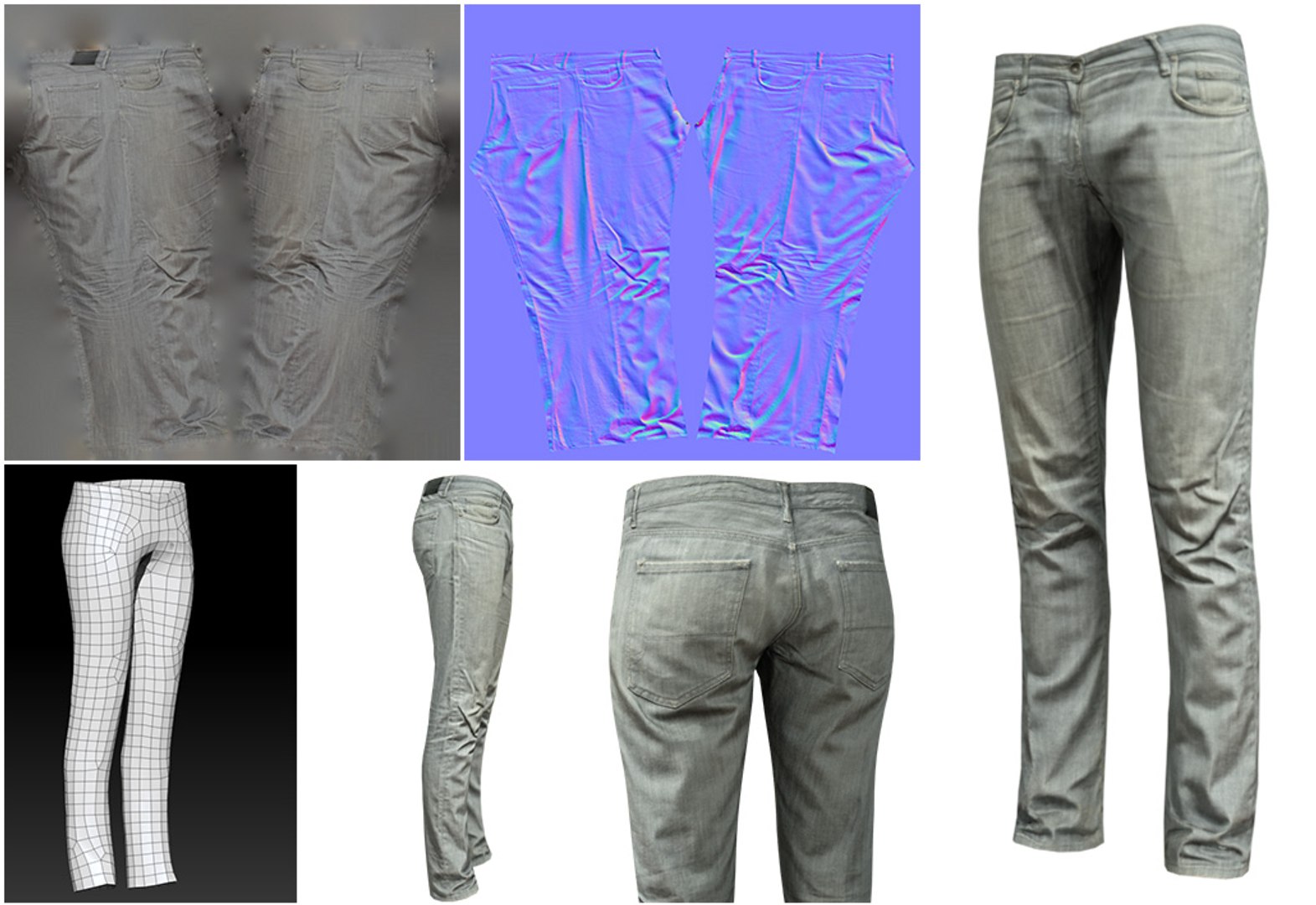 3d model trousers realistic