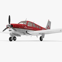Light Aircraft Beechcraft Bonanza G-36 KLM