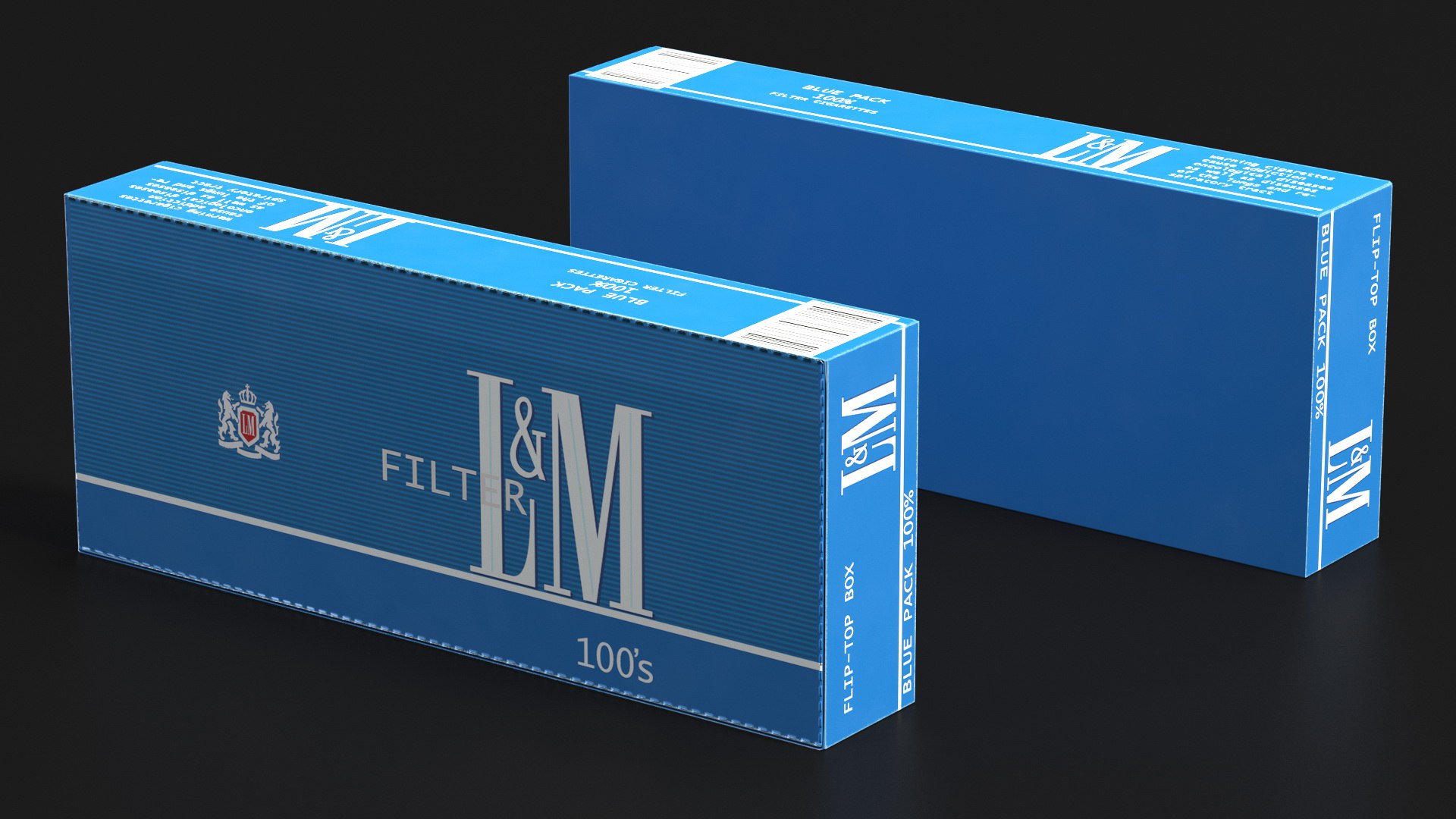 3D Carton Cigarettes Box LM TurboSquid 1943617