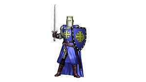 3D rder of the Holy Sepulcher of Jerusalem crusader Infantry 4