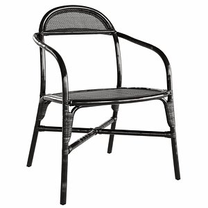 Rattan Dining By CB2 3D model