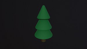 3D Cartoon Tree