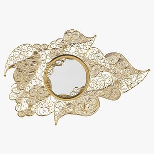 Boca Do Lobo Filigree Wall Mirror