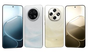 OPPO F31 Pro Plus 5G Himalayan White And OPPO F31 Pro 5G Desert Gold 3D model