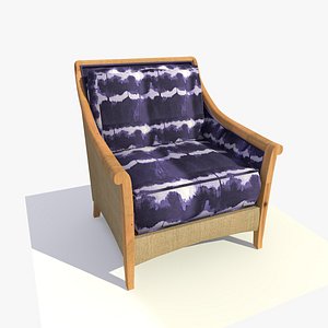 Low Poly Outdoor Garden Chair