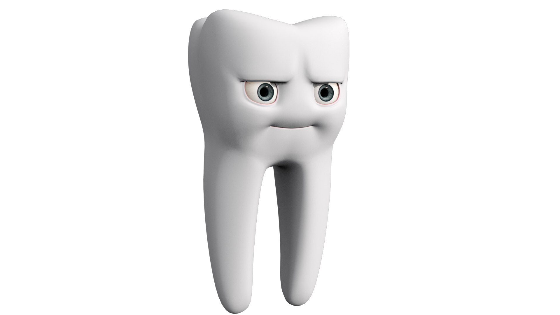 Toon Tooth Rigged With CatRIG 3D Model - TurboSquid 2357814