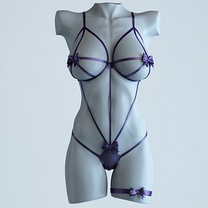 lingerie mannequin 3d model