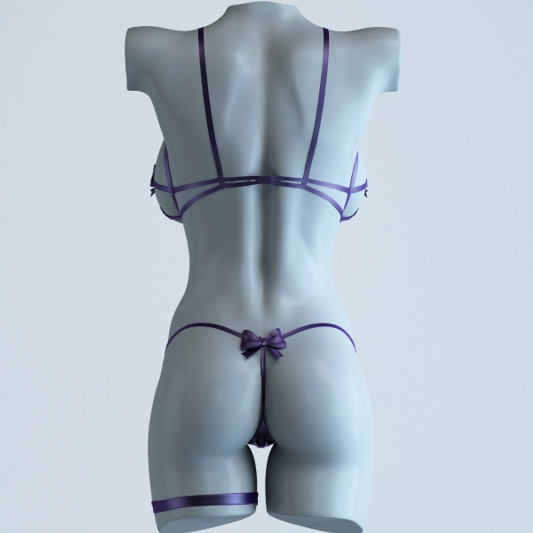 Underwear, bra, panties, thongs, erotic Beaulieu, linen, mannequin, girl ,  woman, body, combidress, chemise, tunic, corset, bra 2 3D Model $38 - .obj  .fbx .max - Free3D