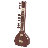 Cartoon Sitar
