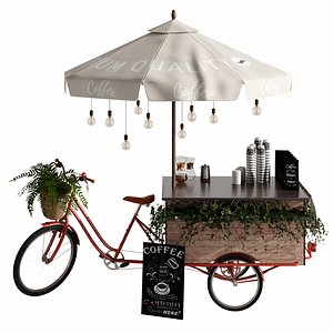 3D Coffee Bike mobile coffee 2