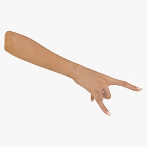 Female Hand Heavy Metal Pose