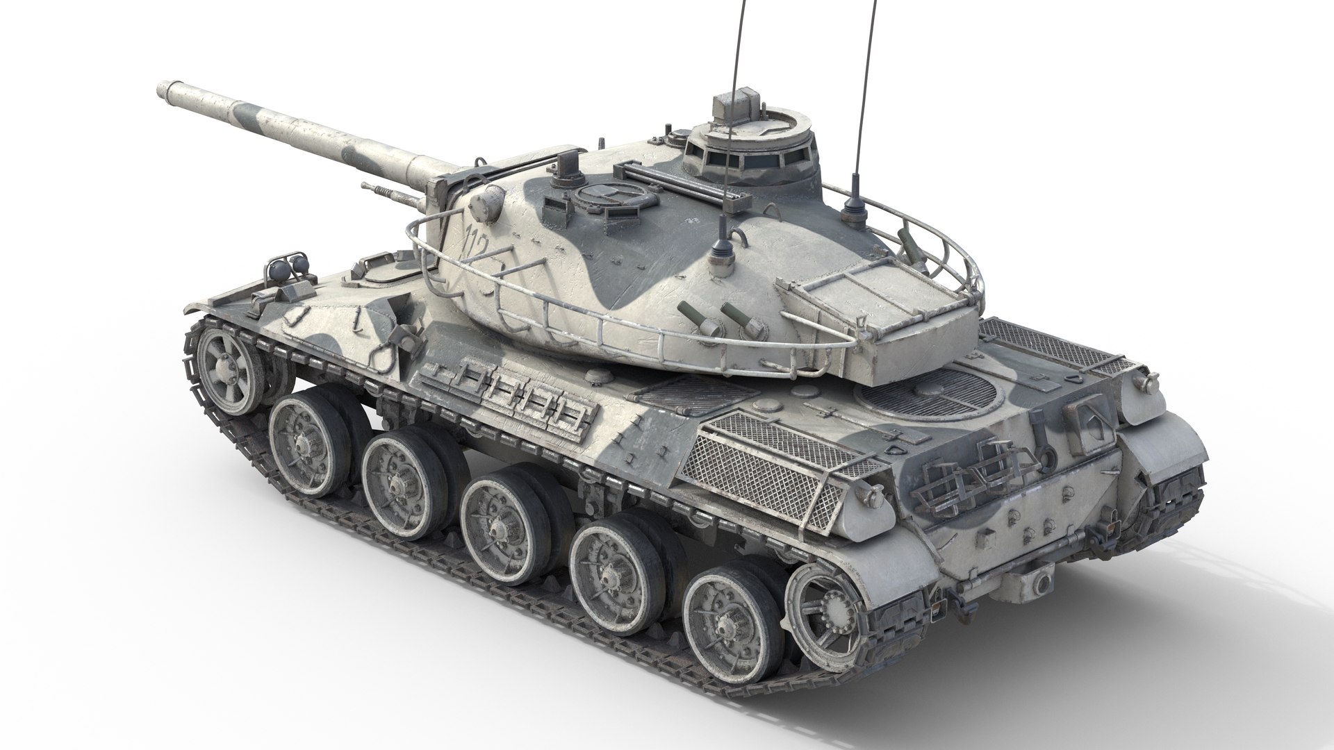 AMX 30 Main Battle Tank Model - TurboSquid 2317538