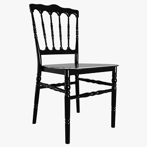 Lux Black Plastic Chair