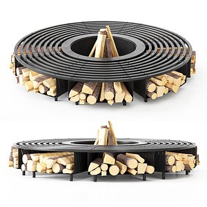 Fire Pit 05 3D model