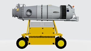 basic canada pt6 turboprop 3D model