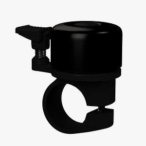 Bicycle bell black mini