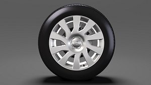 3D nissan nv300 van wheel