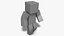 Grinch Minecraft - Mixamo Animateable - Vray-Arnold