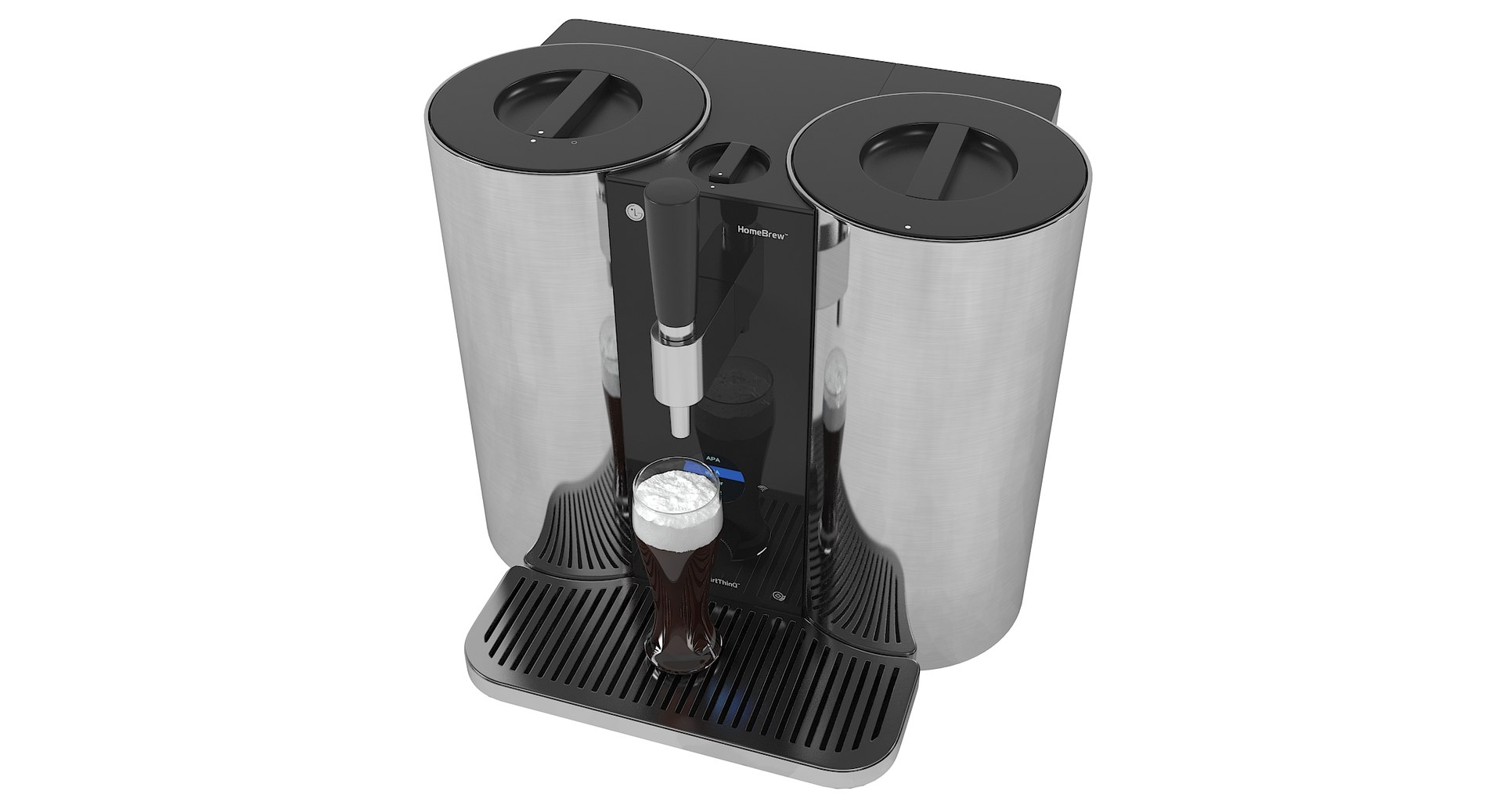 3D Model Lg Craft Beerbrewing Machine TurboSquid 1370477