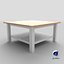 Coffee Table 3 - Bamboo-Pine Wood