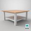 Coffee Table 3 - Bamboo-Pine Wood