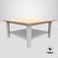 Coffee Table 3 - Bamboo-Pine Wood
