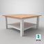 Coffee Table 3 - Bamboo-Pine Wood