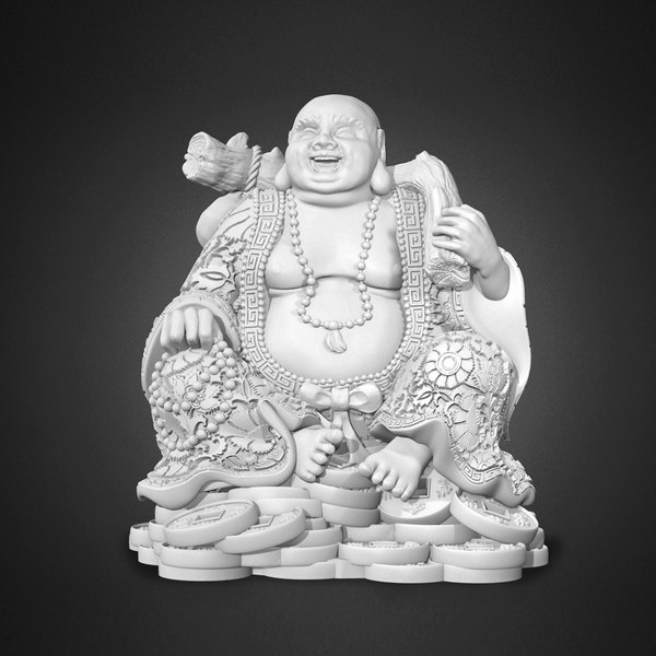 laughing buddha printed model