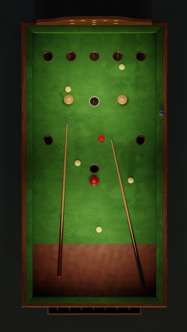 1930s Jelkes Bar Billiards Table 3D TurboSquid 1917873