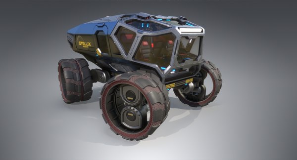 Sci-fi vehicle 3D model - TurboSquid 1345689